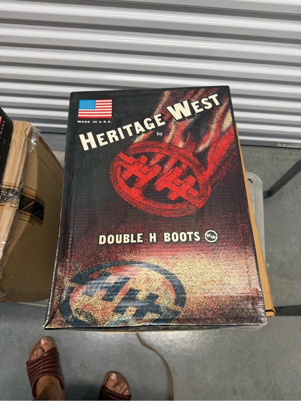 Heritage West vintage 10 cowboy boots size 8E new in box 3100